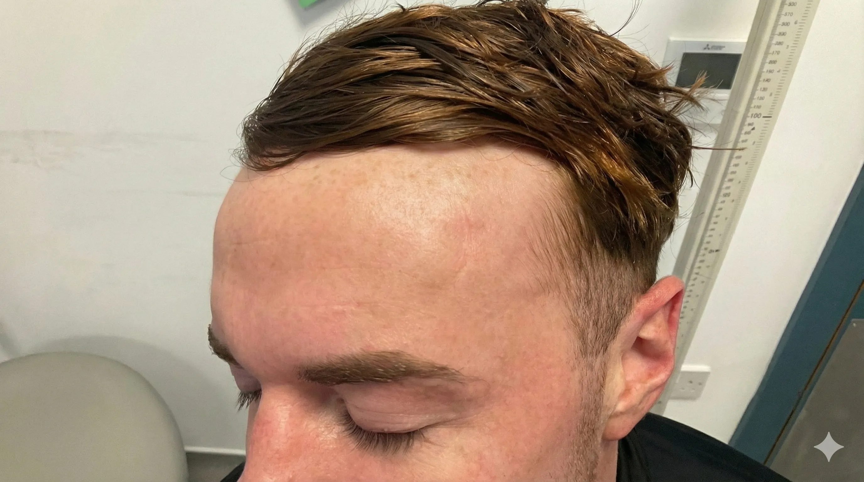 After Case 01: Surgical Scar Revision (Head)